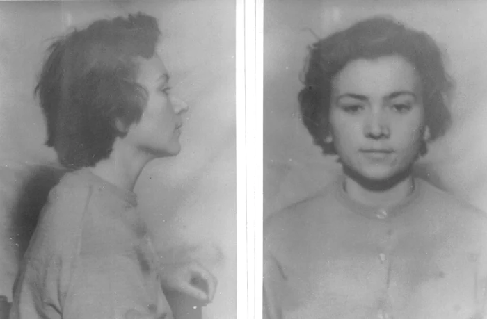 Simina Mezincescu la arestare Colecție Memorialul Sighet