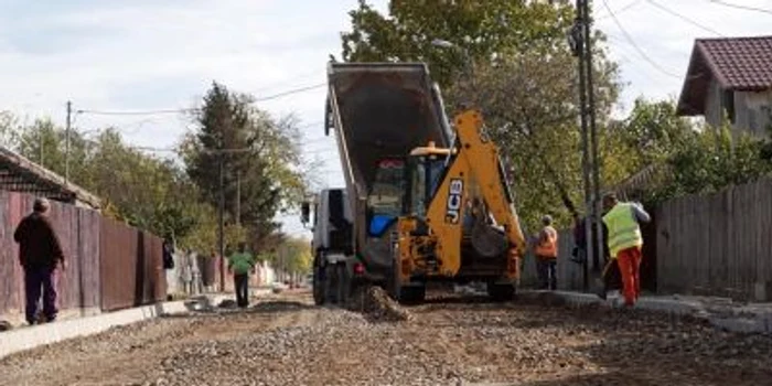 Strada Năvodari, în curs de modernizare FOTO Facebook/PMC