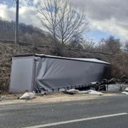 Accident pe DN6 FOTO Facebook