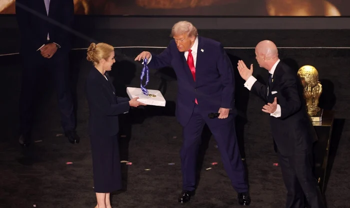Donald Trump a primit premiul FIFA pentru Pace  Foto/Profimedia 