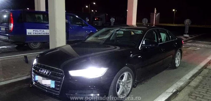 Maşina valorează 34.000 de euro FOTO Poliţia de Frontieră