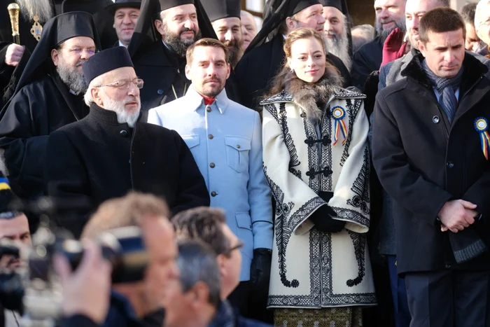 Principele Nicolae şi soţia sa, Alina-Maria Binder, la Alba Iulia FOTO Inquam Photos/Raul Stef