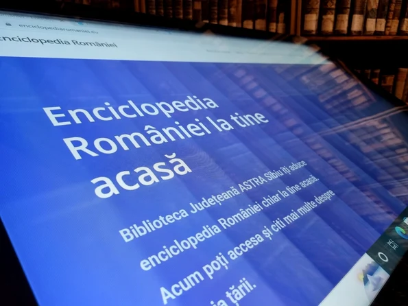 Enciclopedia Română, accesibilă în variantă digitală (foto: Biblioteca Județeană ASTRA Sibiu)