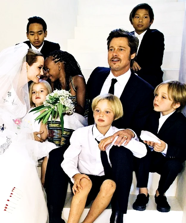 jolie   pitt wedding png