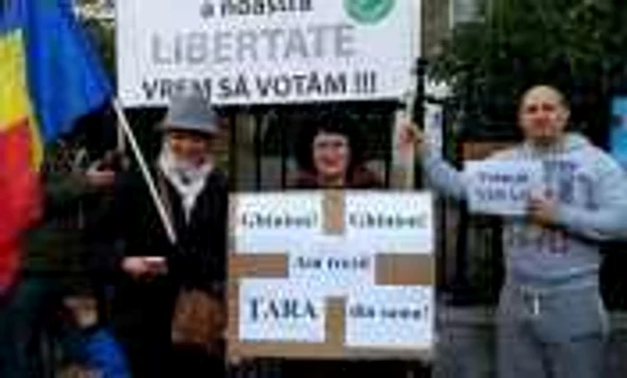 Proteste români în Dublin FOTO Români de pretutindeni