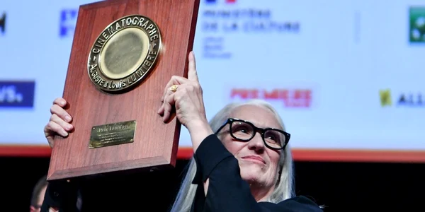 jane campion premiul lumiere pentru intreaga cariera f15 octombrie 2021 foto AFP