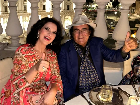 Angela Gheorghiu cu Al Bano la aniversarea de 90 de ani a legendarei Sophia Loren. FOTO: Instagram