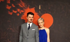 Emilian Oprea şi soția lui, la premiera filmului "Vlad" jpeg