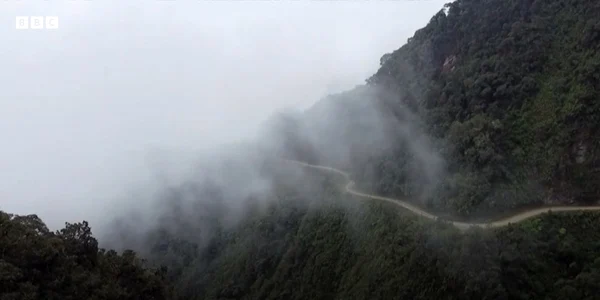 Un drum din Bolivia FOTO Captură Video / BBC