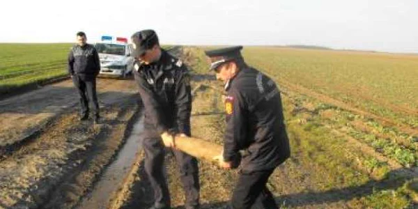 Vaslui: Muniţie de război descoperită cu ocazia unor săpături