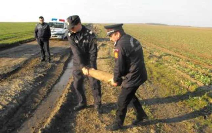 Vaslui: Muniţie de război descoperită cu ocazia unor săpături