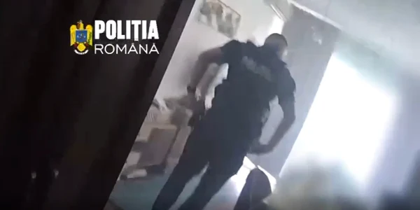 interventie politie incendiu captura video Poliţia Română jpg