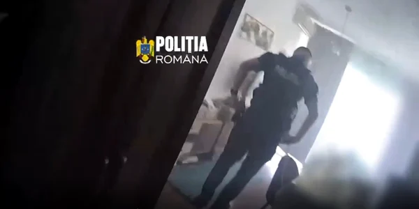 interventie politie incendiu captura video Poliţia Română jpg