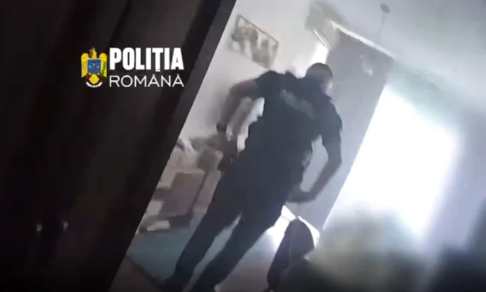 interventie politie incendiu captura video Poliţia Română jpg