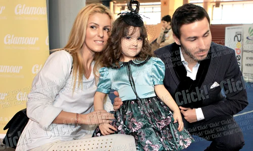 Bianca l a însoţit la începutul  acestui an pe Cristea la  o prezentare de modă la care  a participat fetiţa lui, Rania jpeg