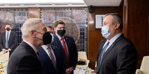 Întâlnirea premierului Nicolae-Ionel Ciucă cu o delegaţie a Congresului SUA FOTO gov.ro