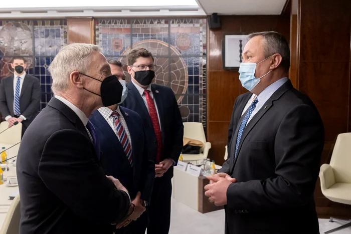 Întâlnirea premierului Nicolae-Ionel Ciucă cu o delegaţie a Congresului SUA FOTO gov.ro