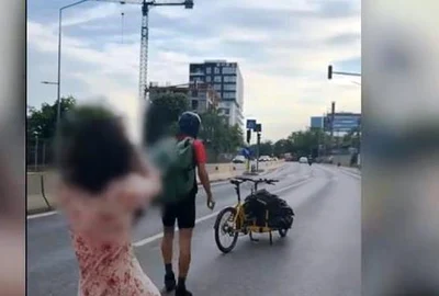 biciclist violent jpg
