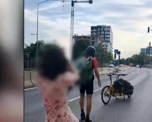 biciclist violent jpg