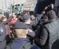 Protestatari reţinuţi înaintea congresului PSD la Sala Palatului 10 martie 2018 FOTO Inqam Photos / Octav Ganea