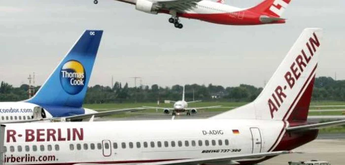 Aparatul companiei Air Berlin a rămas la sol