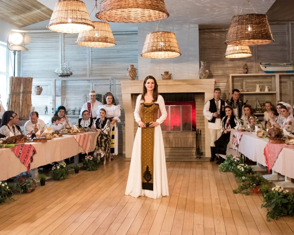 Iulaina Tudor prezintă „La masa de Paşti“ la TVR FOTO TVR