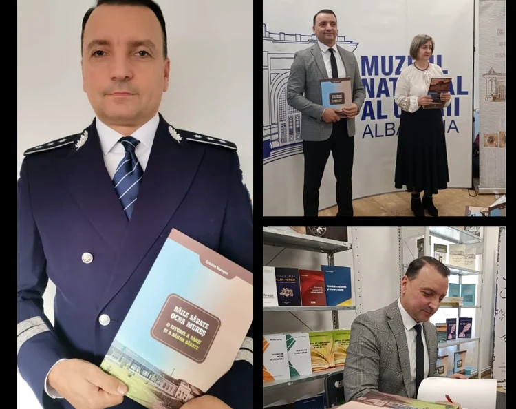 Polițistul-scriitor din IPJ Alba FOTO Adevărul