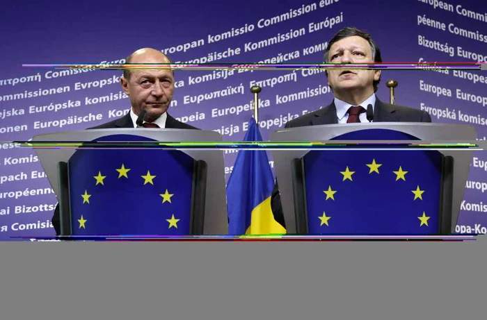  Preşedintele român Traian Băsescu s-a întâlnit cu preşedintele Comisiei Europene, José Manuel Barroso, la Bruxelles