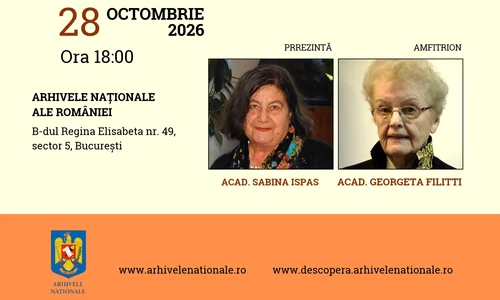  „100 de ani de studii etnografice în România”, conferința de miercuri la Arhivele Naționale ale României