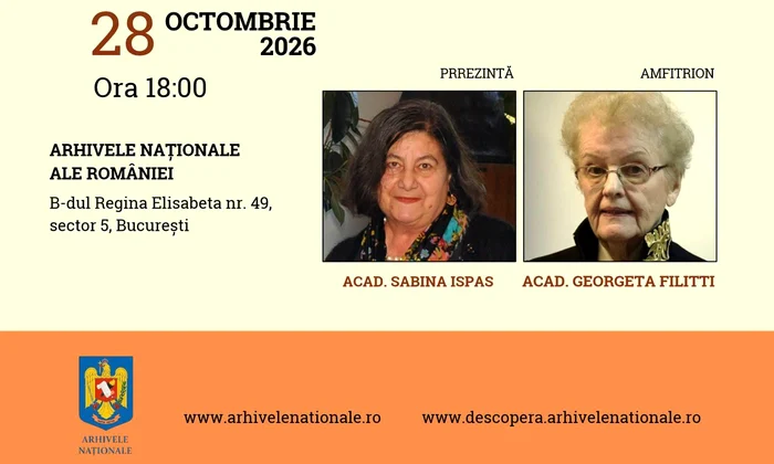 „100 de ani de studii etnografice în România”, conferința de miercuri la Arhivele Naționale ale României