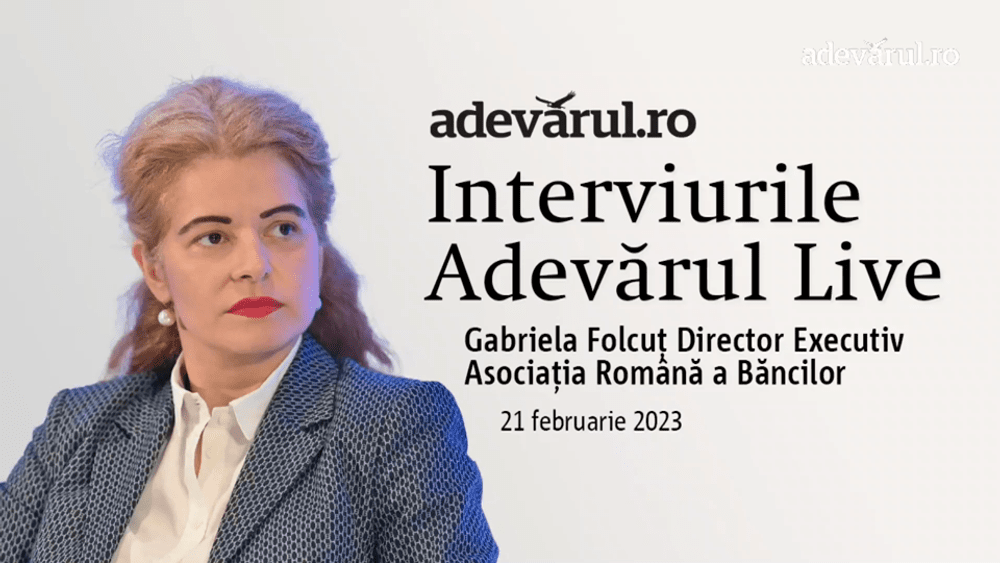 Creditarea în România și evoluția ratelor, cu Gabriela Folcuț, Director Executiv Asociația Română a Băncilor