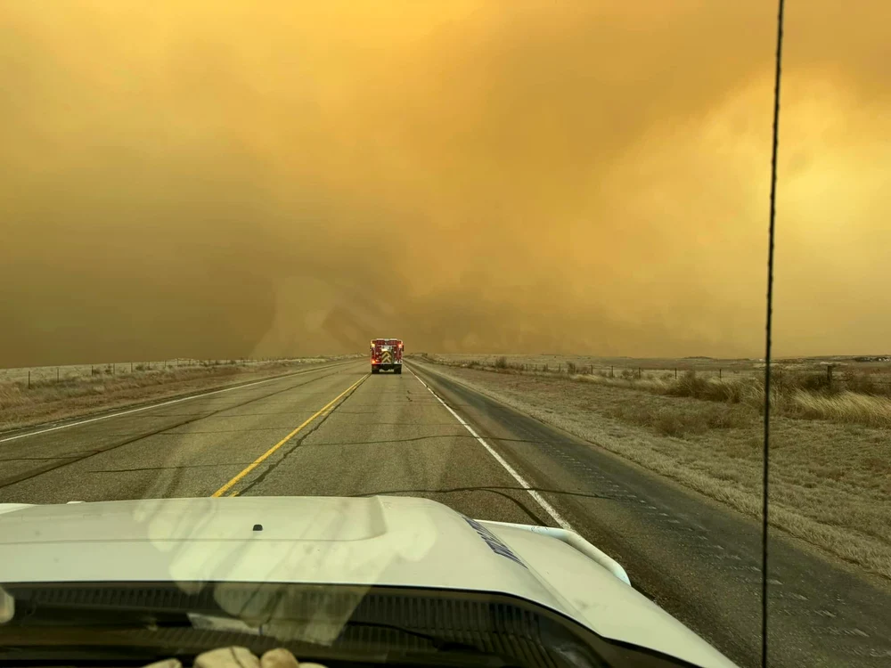 Incendii masive în Texas FOTO Flower Mound Fire Department Facebook