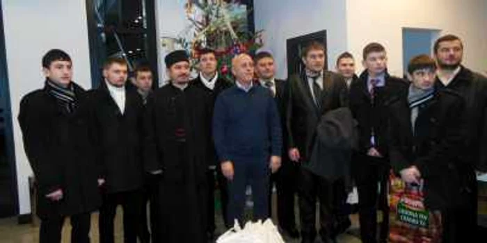 Colindători la Consiliul Judeţean FOTO CJ Tulcea