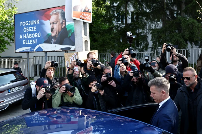 Viktor Orbán a pierdut alegerile parlamentare în fața liderului opoziției, Péter Magyar FOTO AFP
