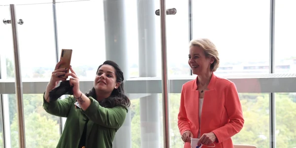oana tache si ursula von der leyen