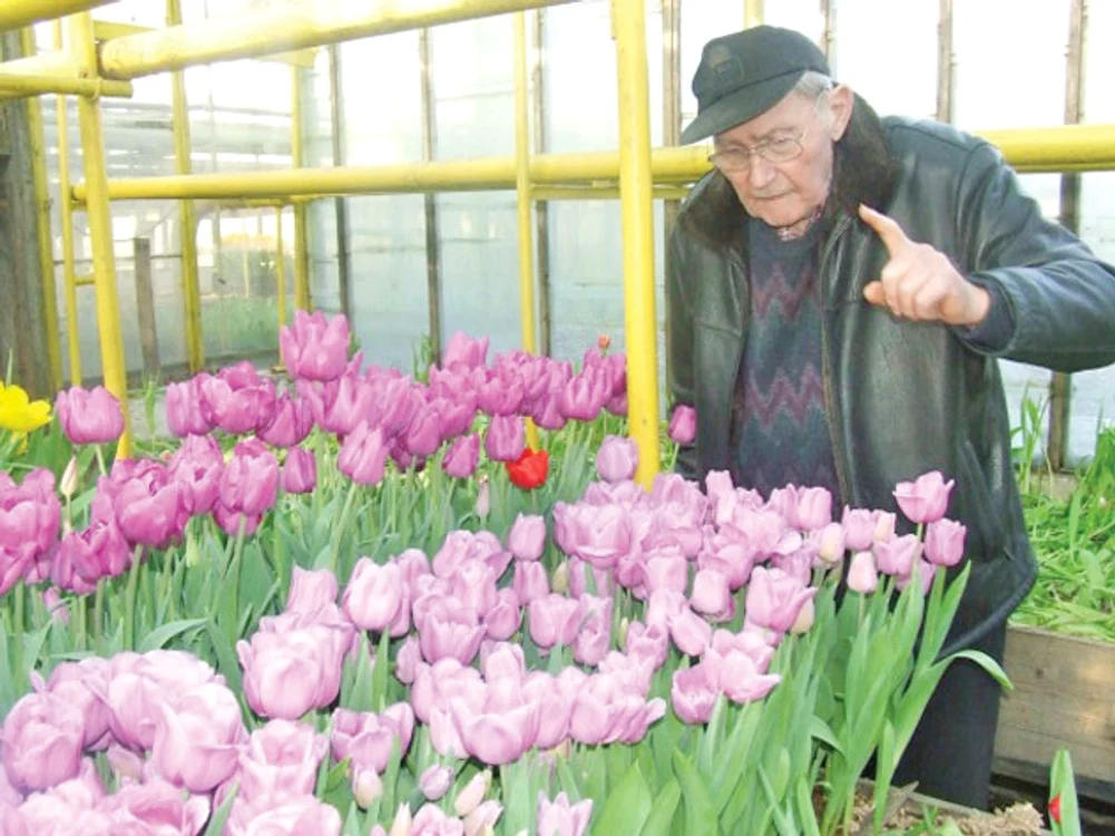 Paul ne ademeneşte cu un cadou de ciocolată Fotografii: florin şuler