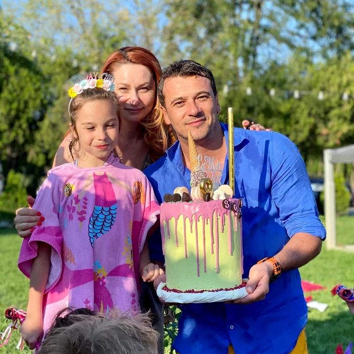 Dan Cruceru, Cristina Pocora și fiica lor, Sophiafoto: arhivă personală