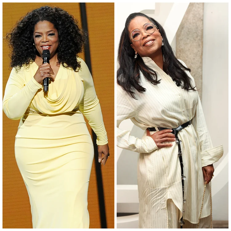Oprah Winfrey, stânga în 2014, dreapta în mai 2023 Foto: Profimedia