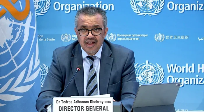 Tedros Adhanom Ghebreyesus, îngrijorat de bugetul OMS. Foro: captură video