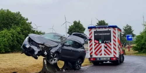 accident roman in germania foto poliția din Magdeburg png