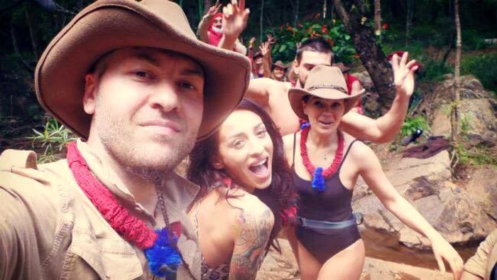 Concurenţii au intrat în show-ul "Sunt celebru, scoate-mă de aici" cu mari emoţii foto: Pro Tv