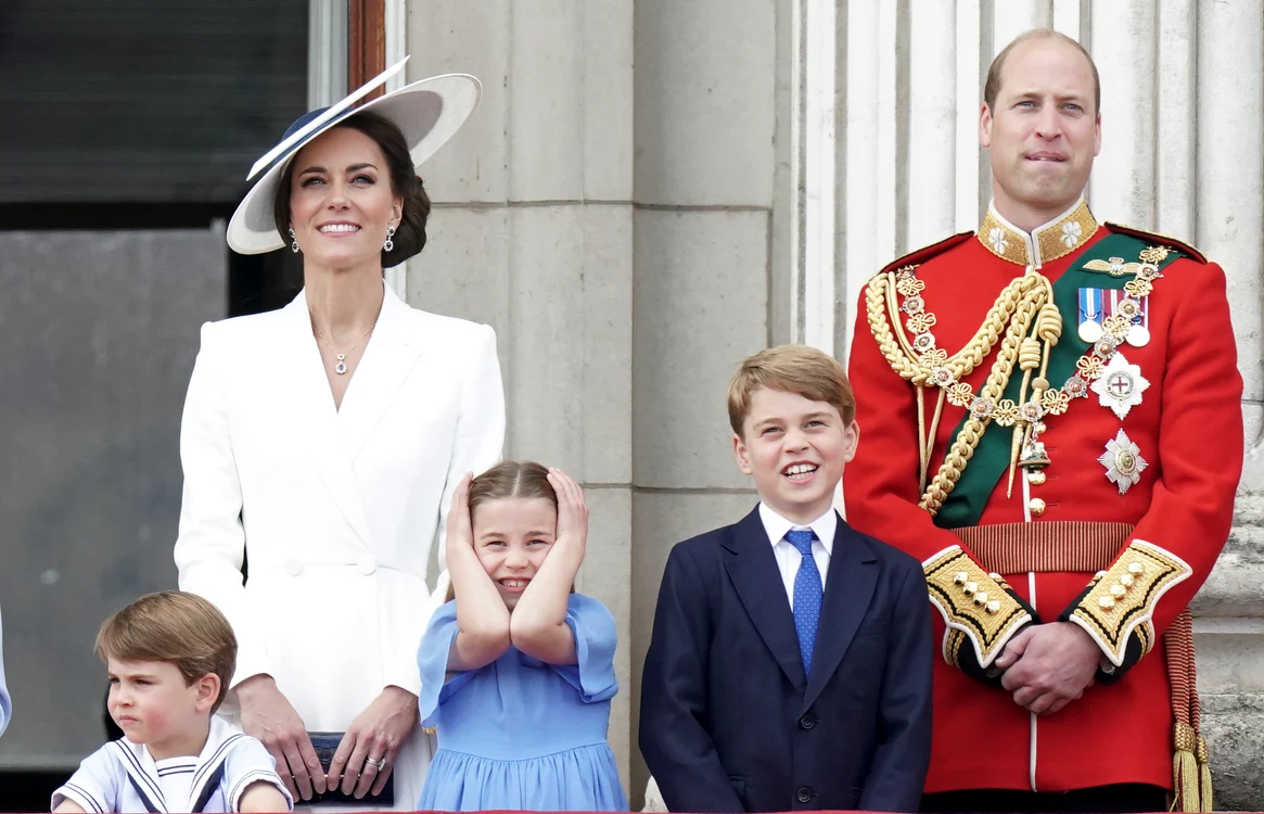 Prințesa Kate, Prințul William, copiii Wales George, Charlotte, Louis, GettyImages (2) jpg