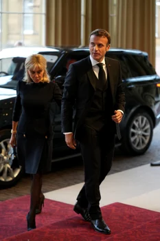 Soții Macron în Anglia jpg