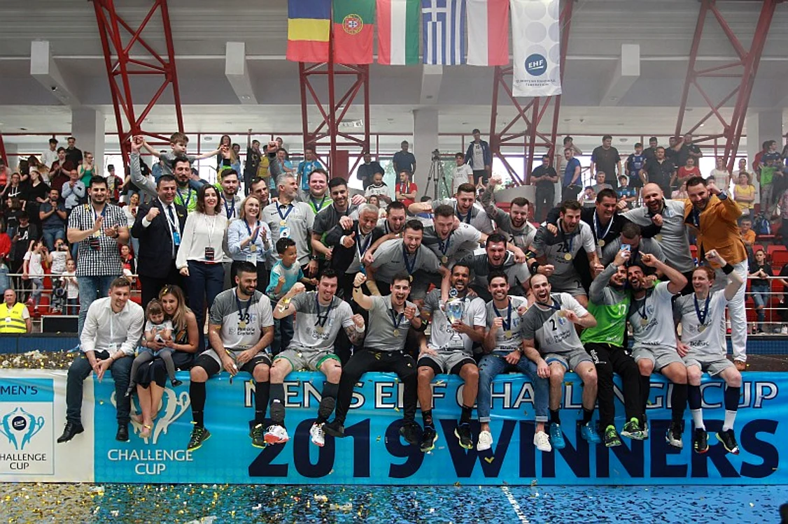 Handbaliștii de la CSM București au câștigat în premieră Challenge CupFoto: Marian Burlacu