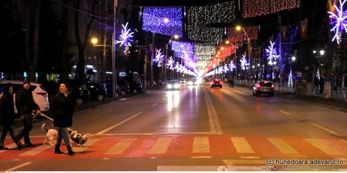 iluminat festiv hunedoara