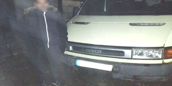 Maşina depistată de poliţiştii de frontieră la Brăila FOTO Poliţia de Frontieră
