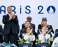 Klaus Iohannis și Carmen Iohannis, lângă Maia Sandu la ceremonia de deschidere a Jocurilor Olimpice de la Paris. FOTO: Cristian Nistor, COSR