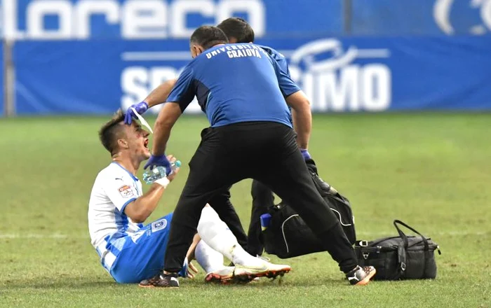 Mateiu a părăsit terenul plin de sângeFOTO: Sportpictures.eu