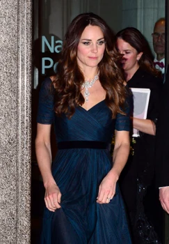 Kate Middleton purtând colierul Nizam of Hyderabad, Profimedia