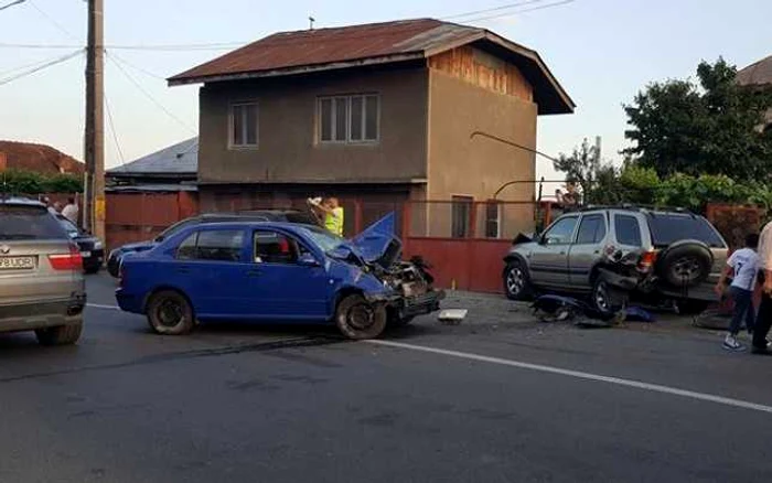 Accidentul a avut loc pe strada Luncilor
